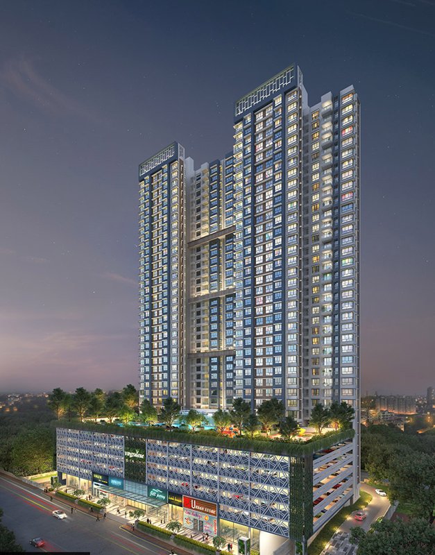 TW Gardens residential complex in Thakur Village, Kandivali East