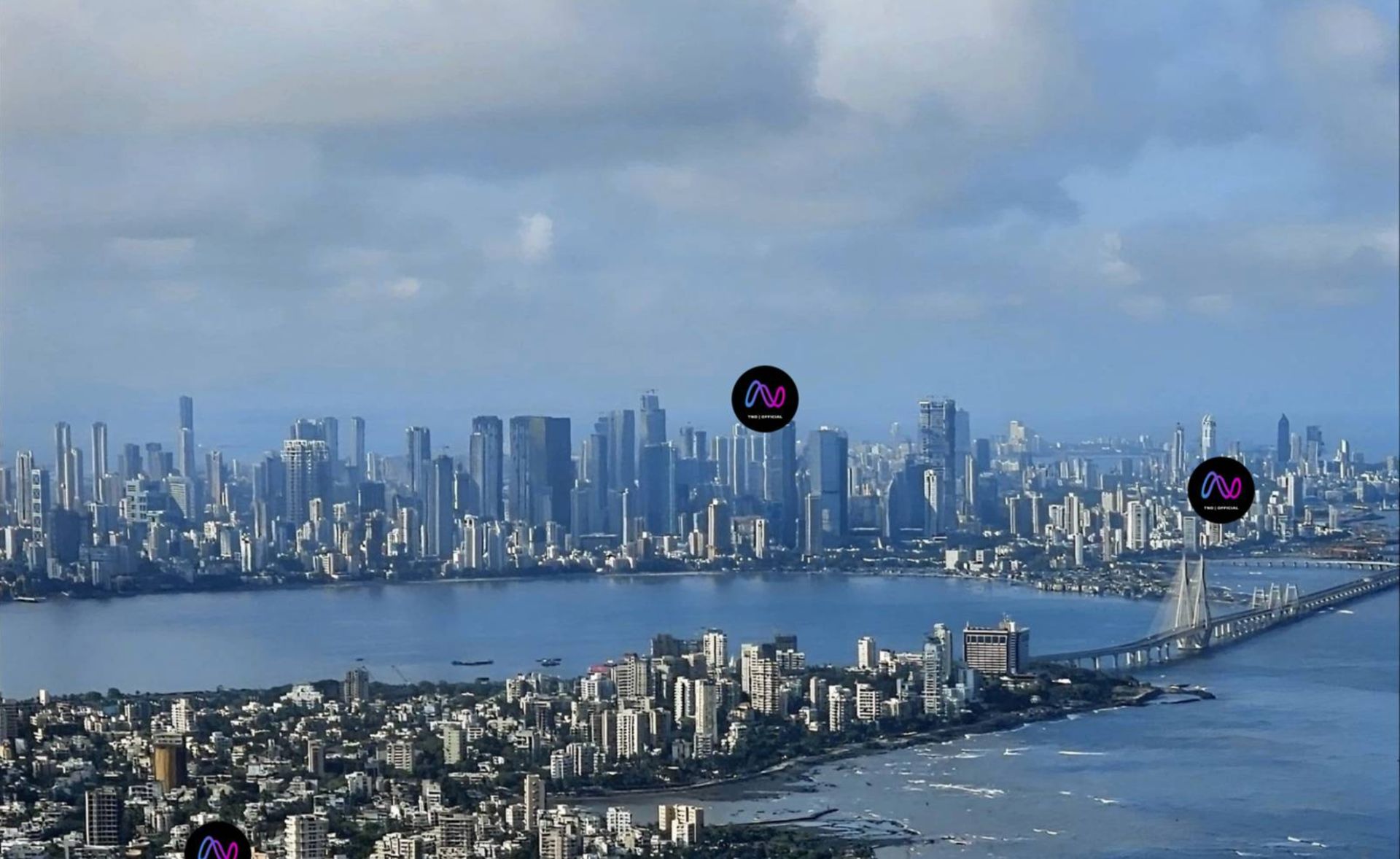 Mumbai residential skyline at dusk