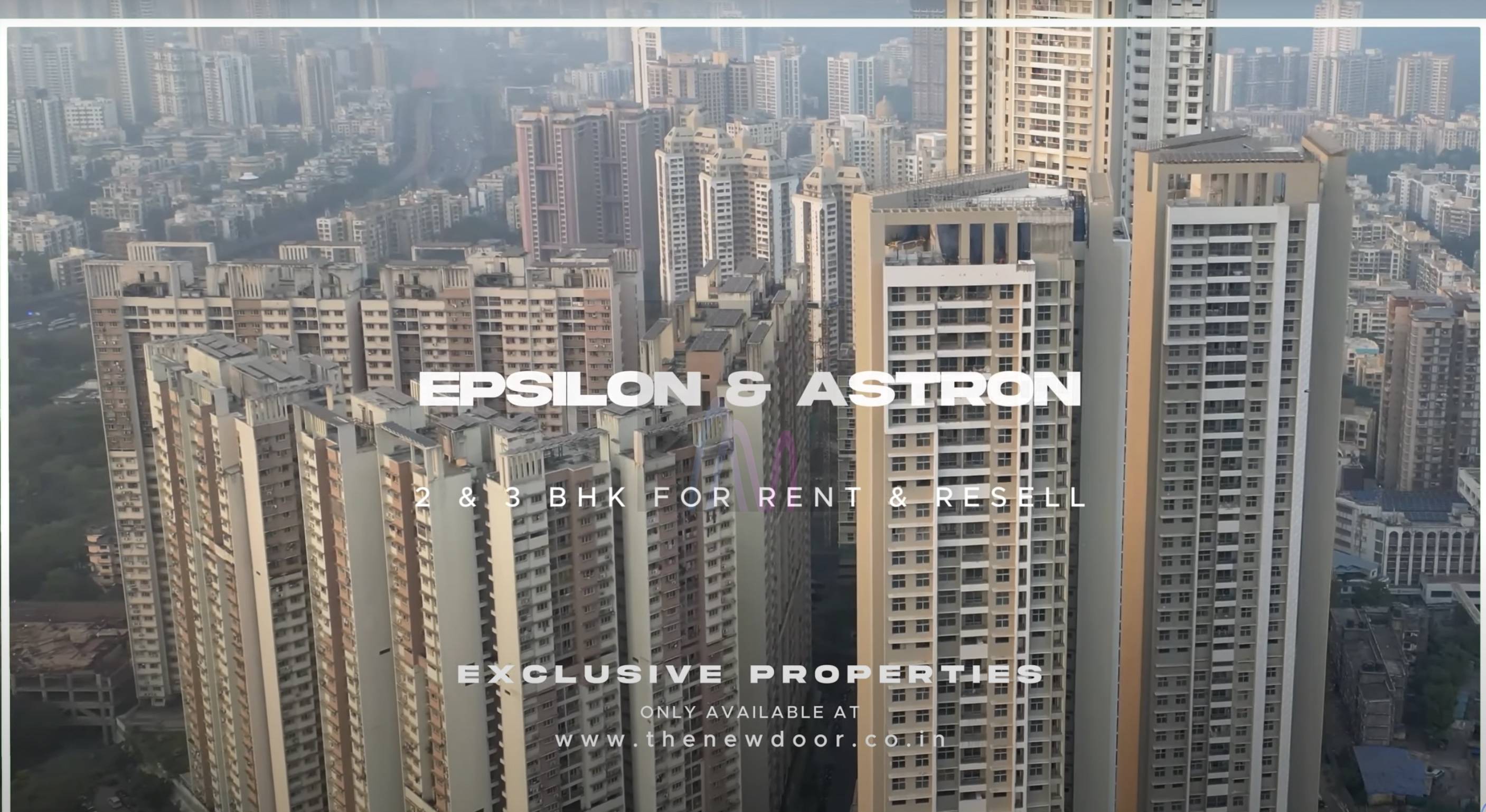 Epsilon and Astron towers in Thakur Village, Kandivali East, Mumbai