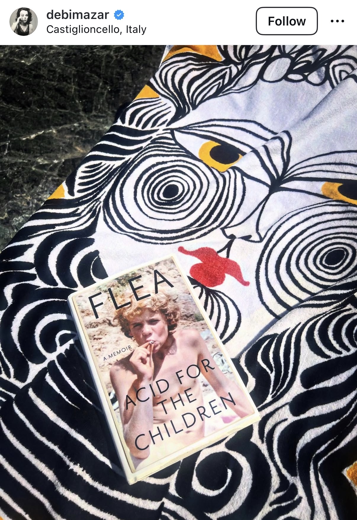 Debi Mazar Reading Acid for Children