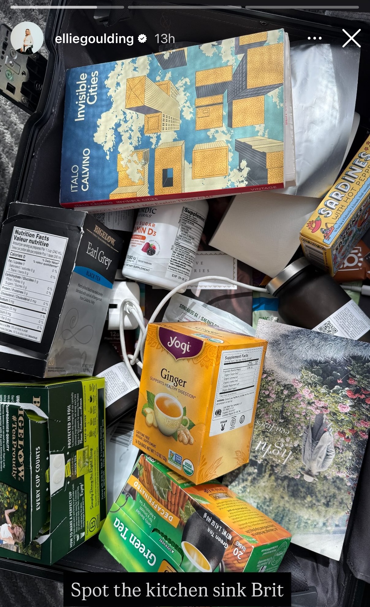 Ellie Goulding reading Invisible Cities, Men Explain things to me and more