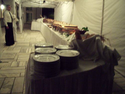 Buffet ready to serve