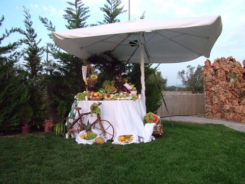 Ντεκόρ με φρούτα σε γάμο