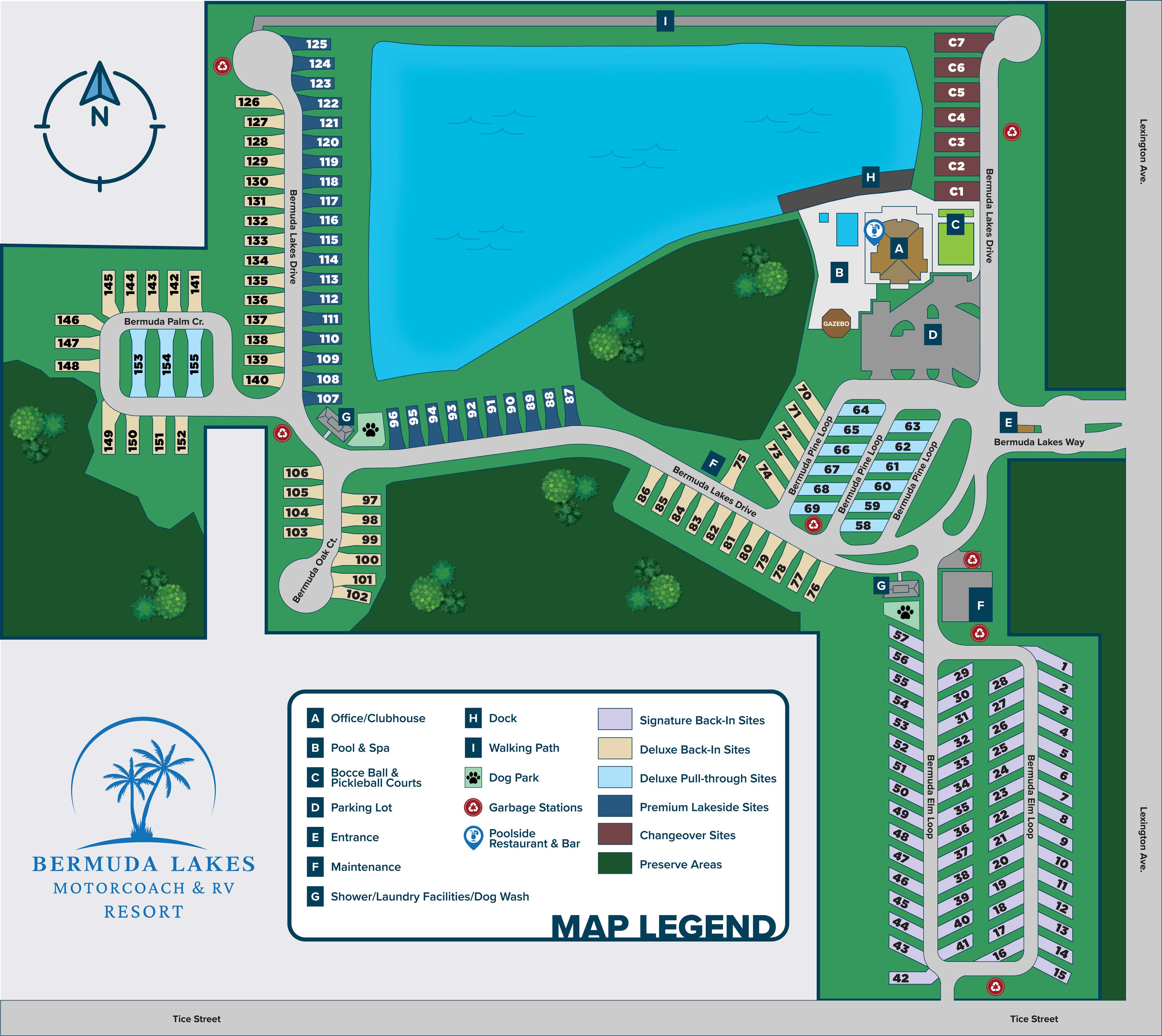 RV Resort Map