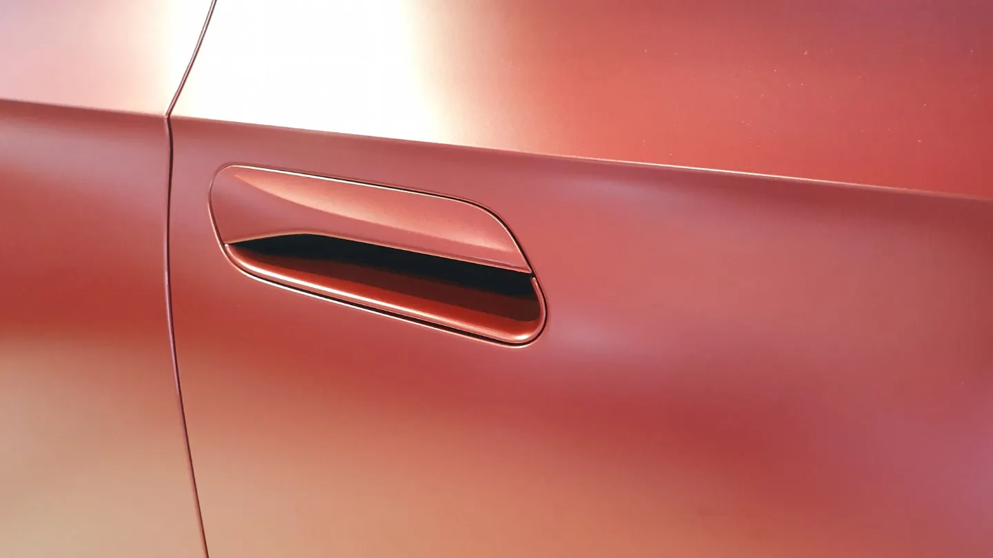 Matte metallic cherry