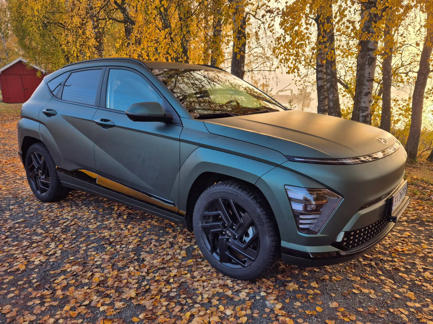 Matte pine green metallic