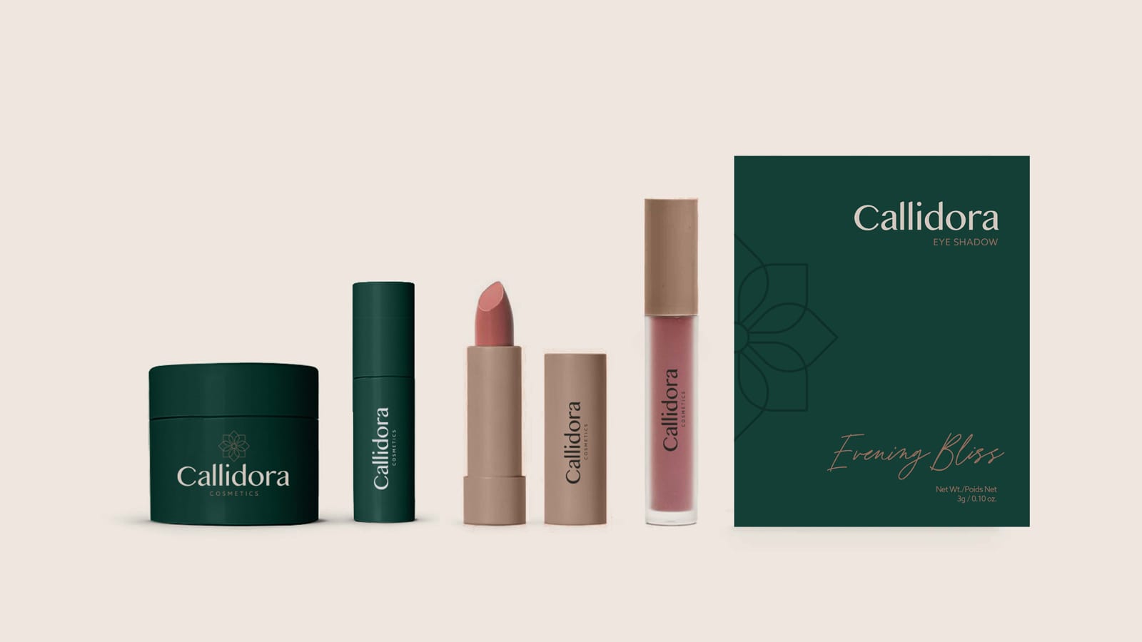 Callidora packaging lineup