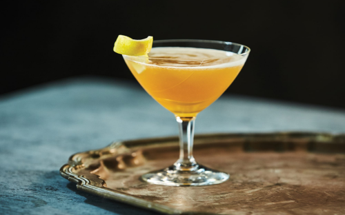 Champs-Élysées cocktail cognac Chartreuse