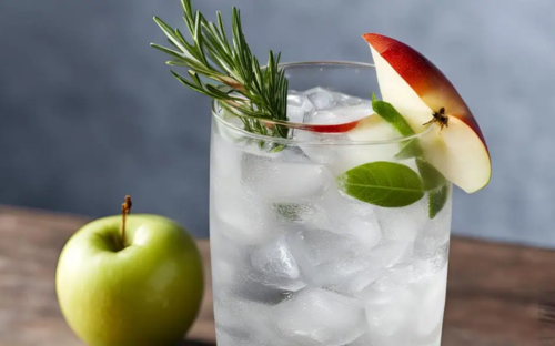 Pomme Tonic cocktail calvados Blanche tonic pomme long drink