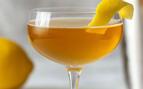 Deauville cocktail calvados cognac Cointreau citron
