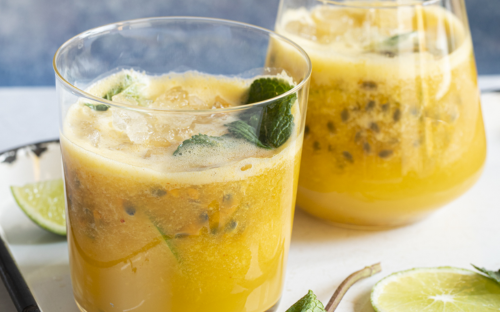 Mojito Mangue Passion tropical fruits exotiques rhum menthe