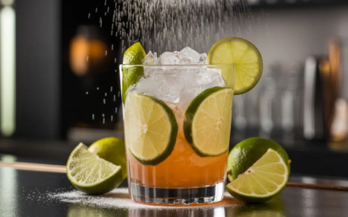 Caipiroska vodka variation russe citron vert glacé