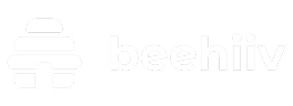 Beehiiv brand logo with a stylized beehive icon.