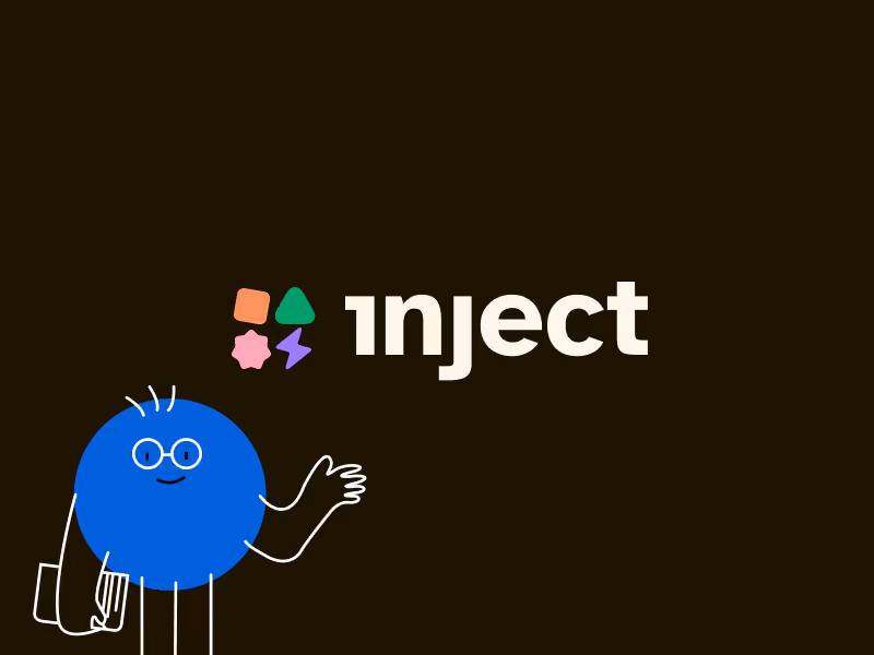 Inject new logo with a mascot representing participants