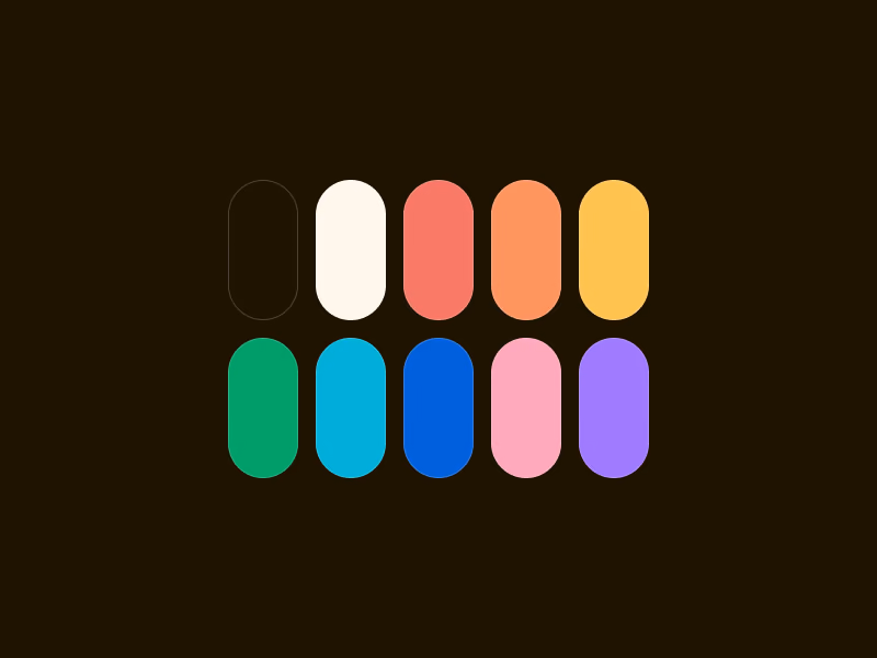 New color palette
