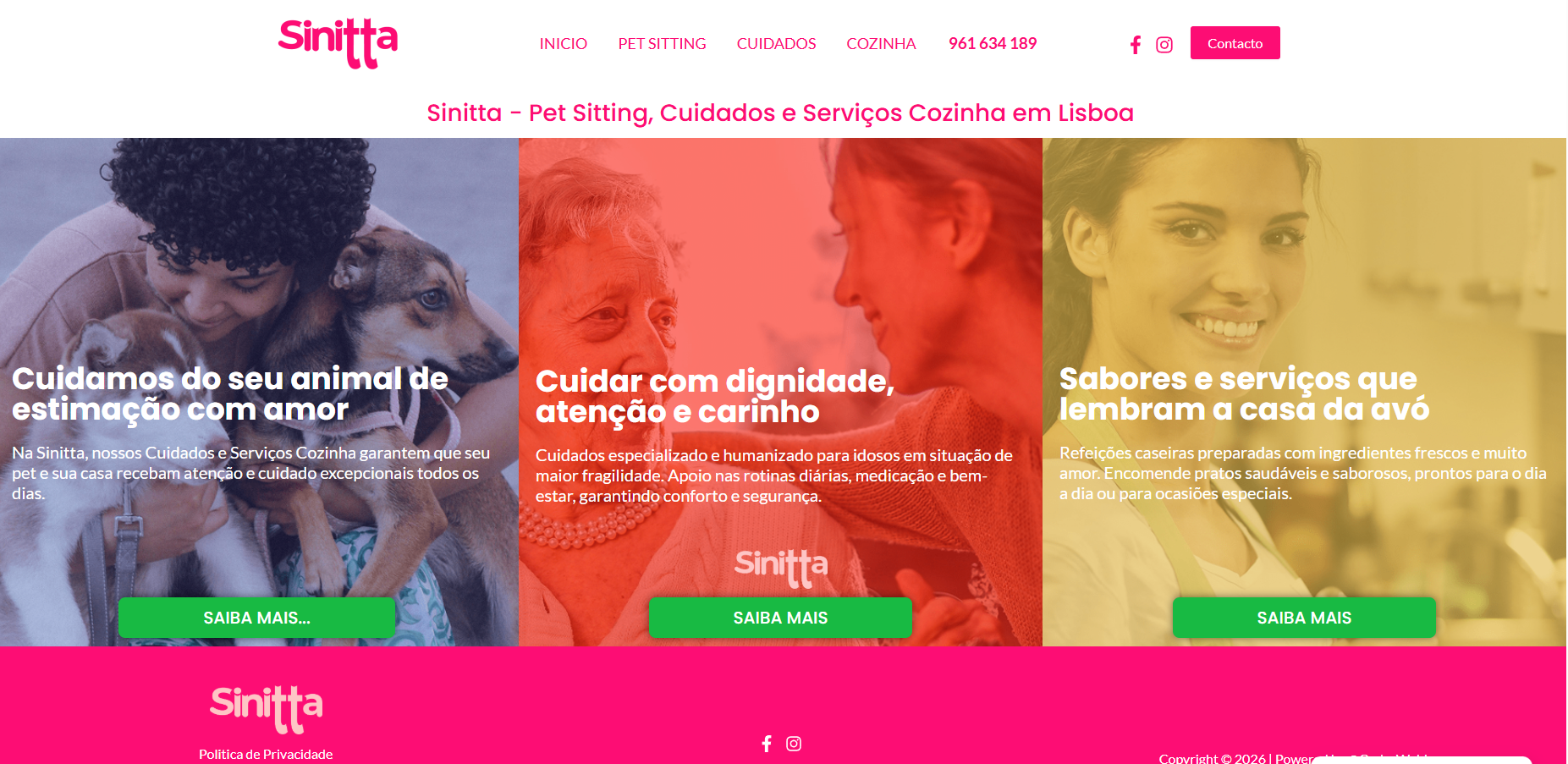 sinitta servicos lisboa portugal