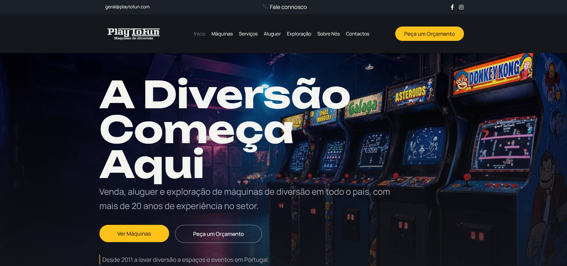 Play To Fun - Maquinas de diversao