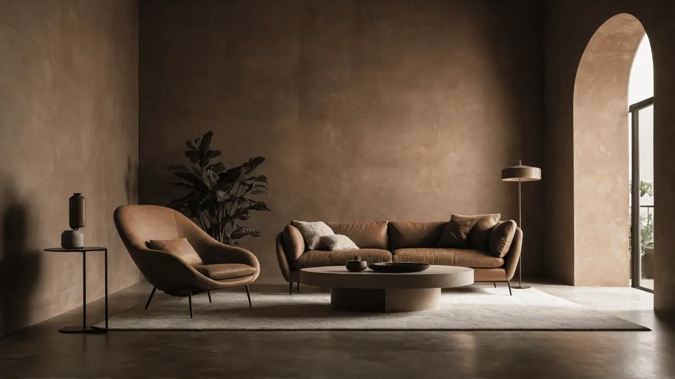 microcement for living room