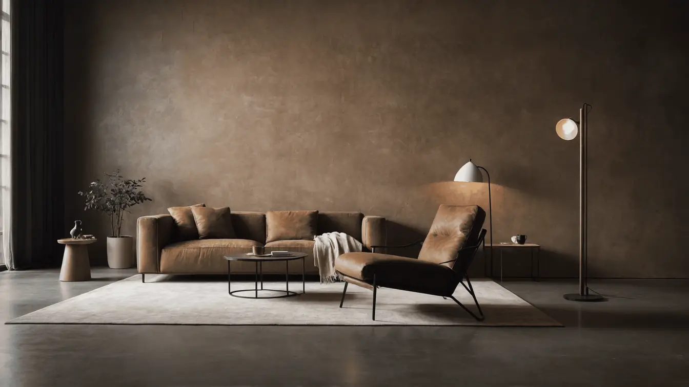 microcement for living room