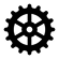 Logo roue dentée