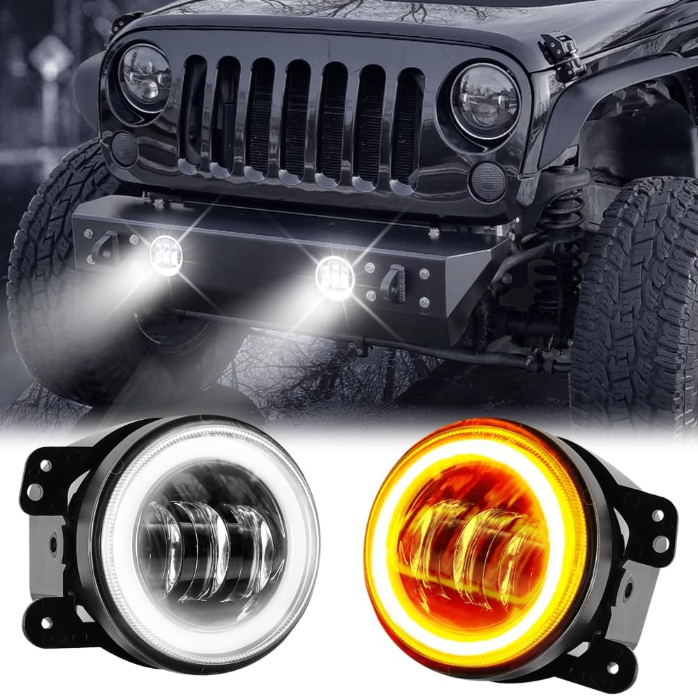 Fog Light Kit - 4in - Wrangler