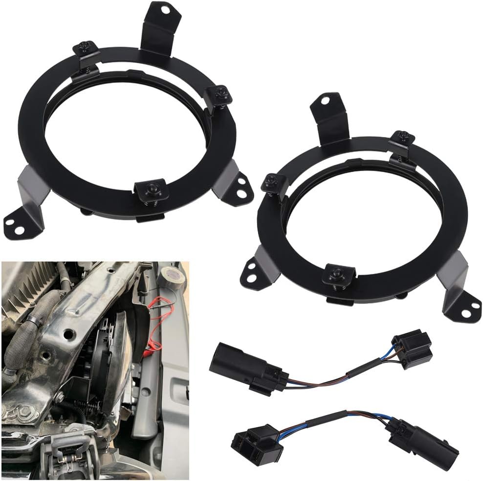 Headlight Adapter — Harley-Davidson / Jeep Wrangler