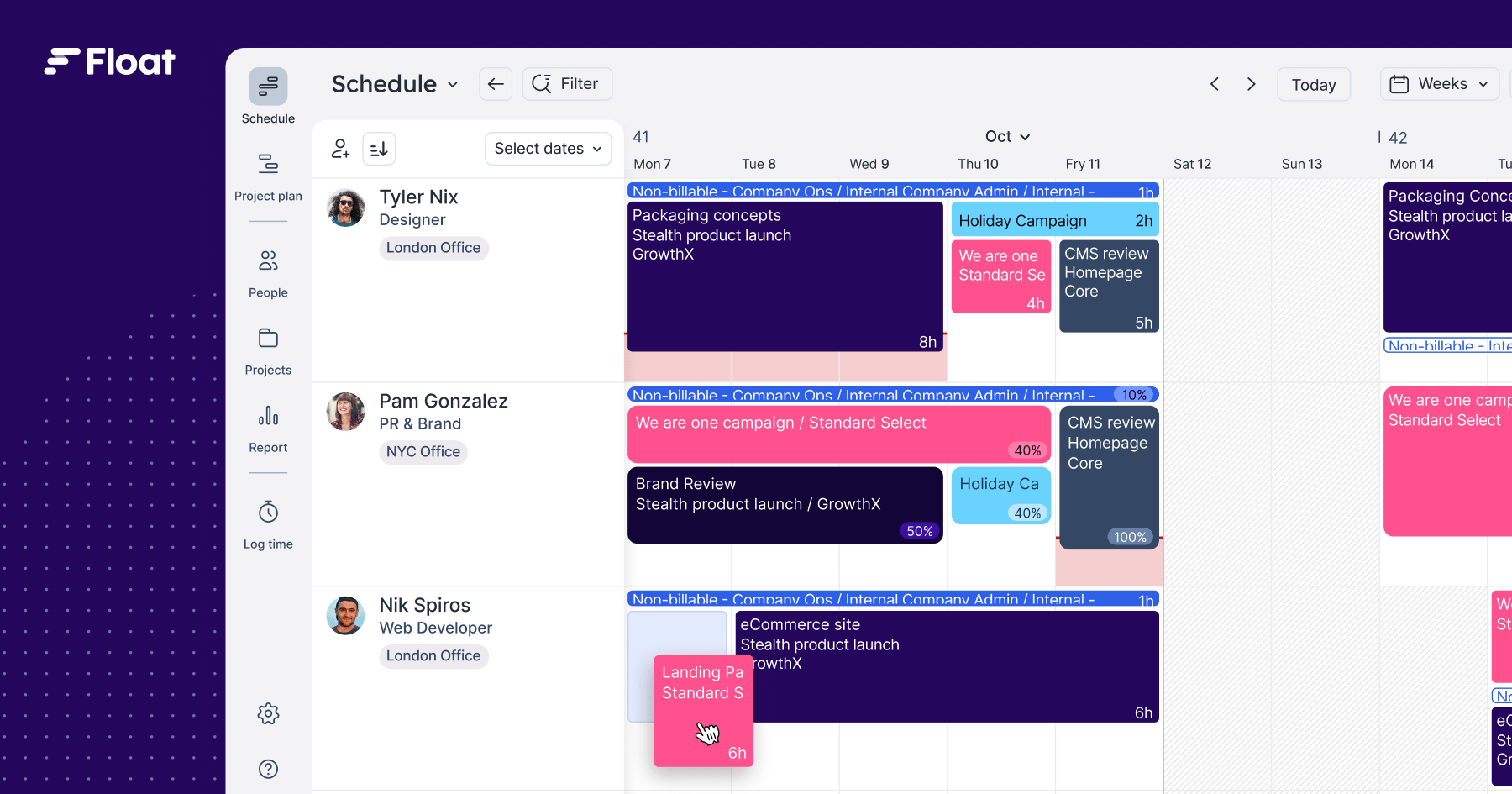 Resource Scheduling Software | Float