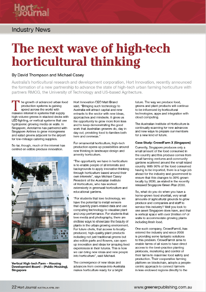 The Next Wave Of High-Tech Horticultural Thinking