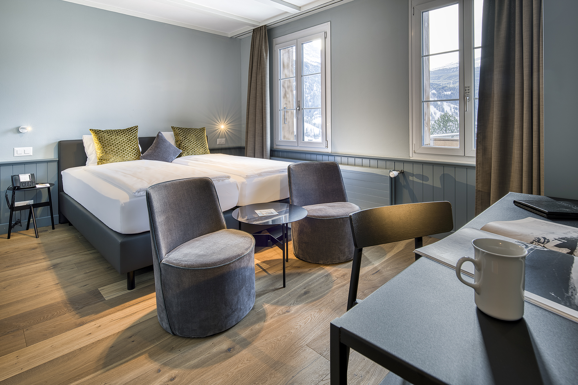 Standard Doppelzimmer Hotel Spinne Grindelwald