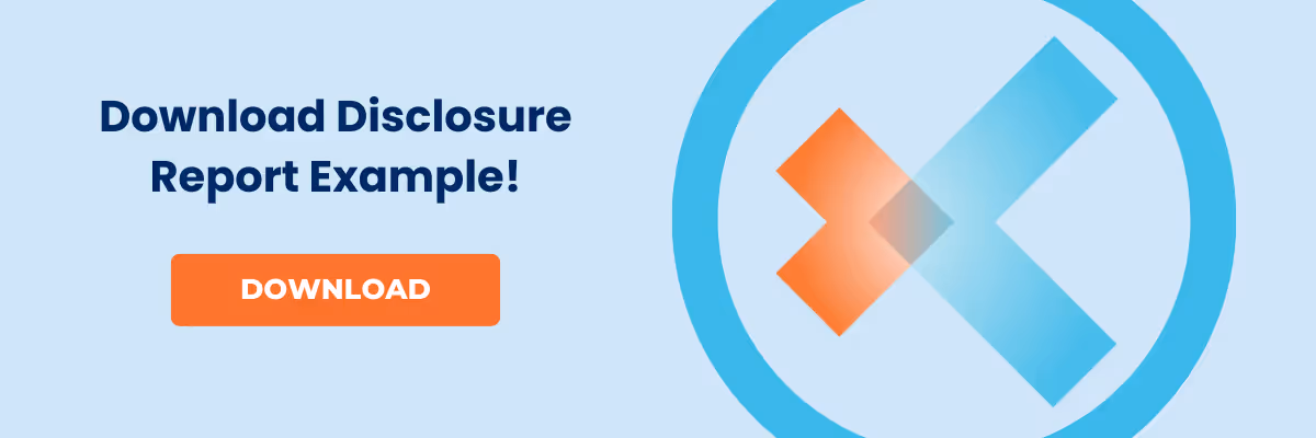 Download Disclosure Report Example! button