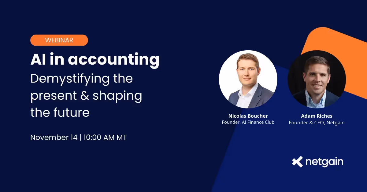 AI in accounting webinar featured image