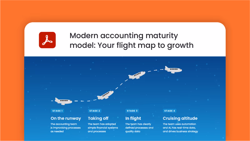 Modern accounting maturity model: Your flight map to growth