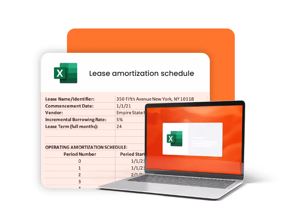 Screenshot of an amortization schedule from NetLease software, detailing financial entries in a spreadsheet format. The image shows various columns for period numbers, dates, lease payments, interest, and accumulated amortization with corresponding figures. Highlighted sections indicate 'AMORTIZATION JOURNAL ENTRIES' and 'SHORT TERM REVERSING RECLASS JOURNAL ENTRIES,' with a note clarifying positive as debit and negative as credit. The NetLease logo is prominent at the top, and the table is filled with numerical data, reflecting a detailed financial report.