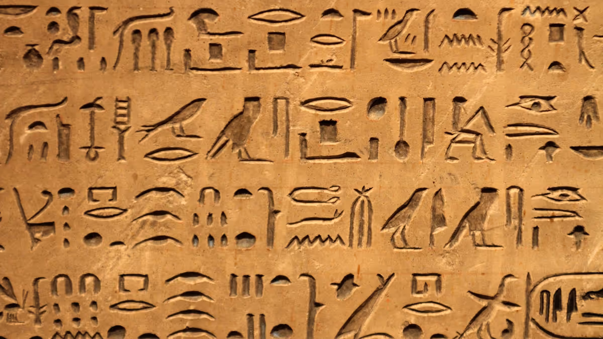 Egyptian hieroglyphics