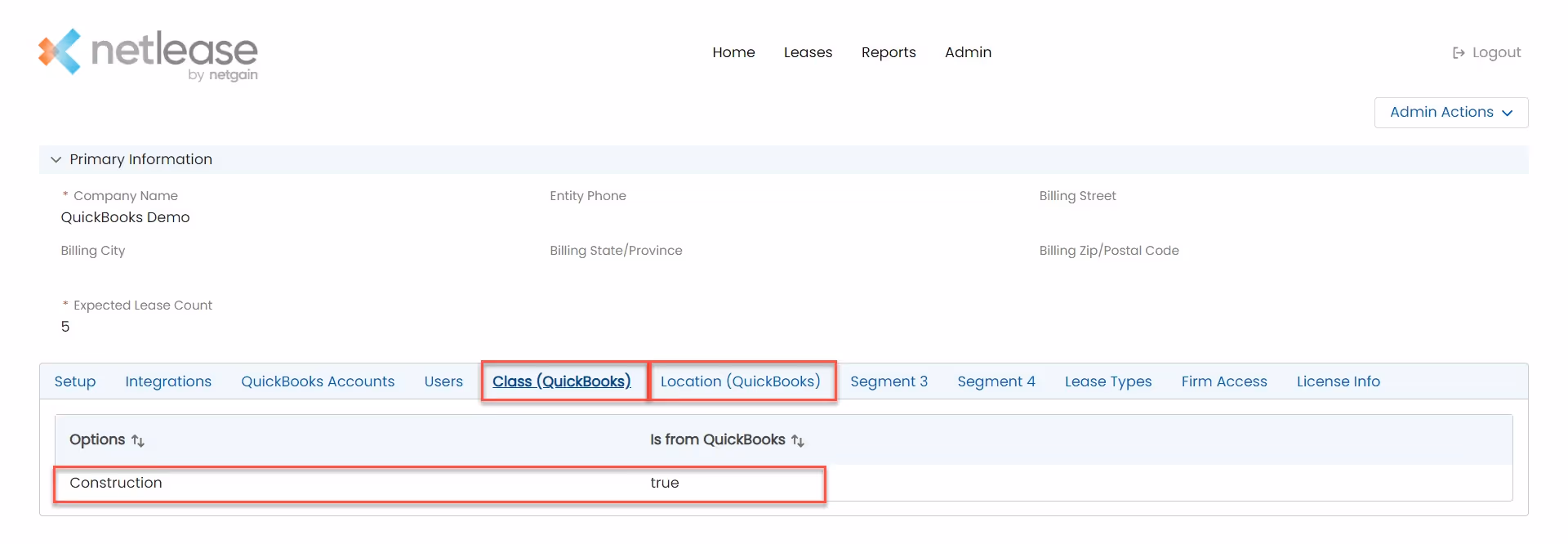 Class and location segments