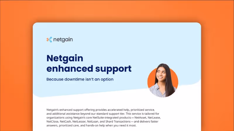 Enhanced accounting support from Netgain