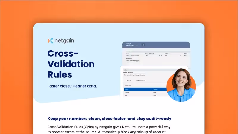 Preview of Cross-Validation Rules One-Pager