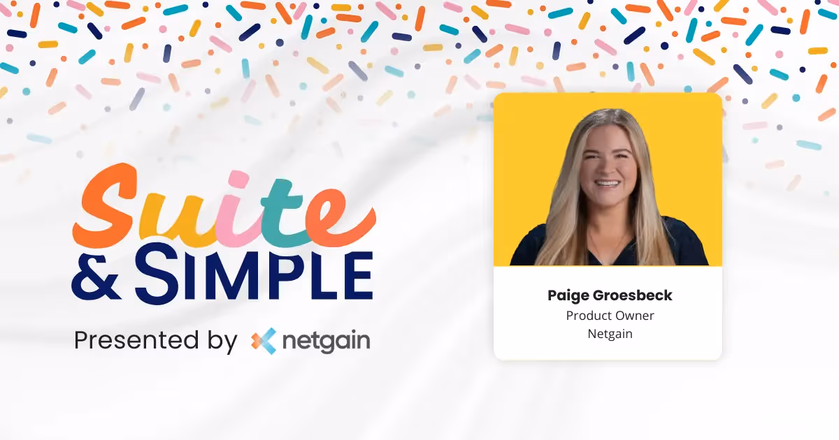 Join Paige in this episode of Suite and Simple.