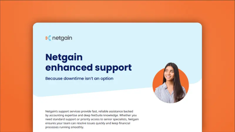 Enhanced accounting support from Netgain
