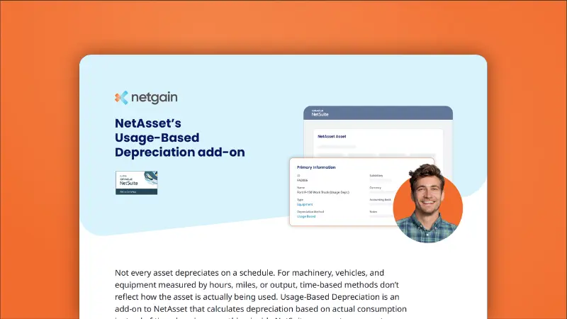 Usage Based Depreciation module add-on