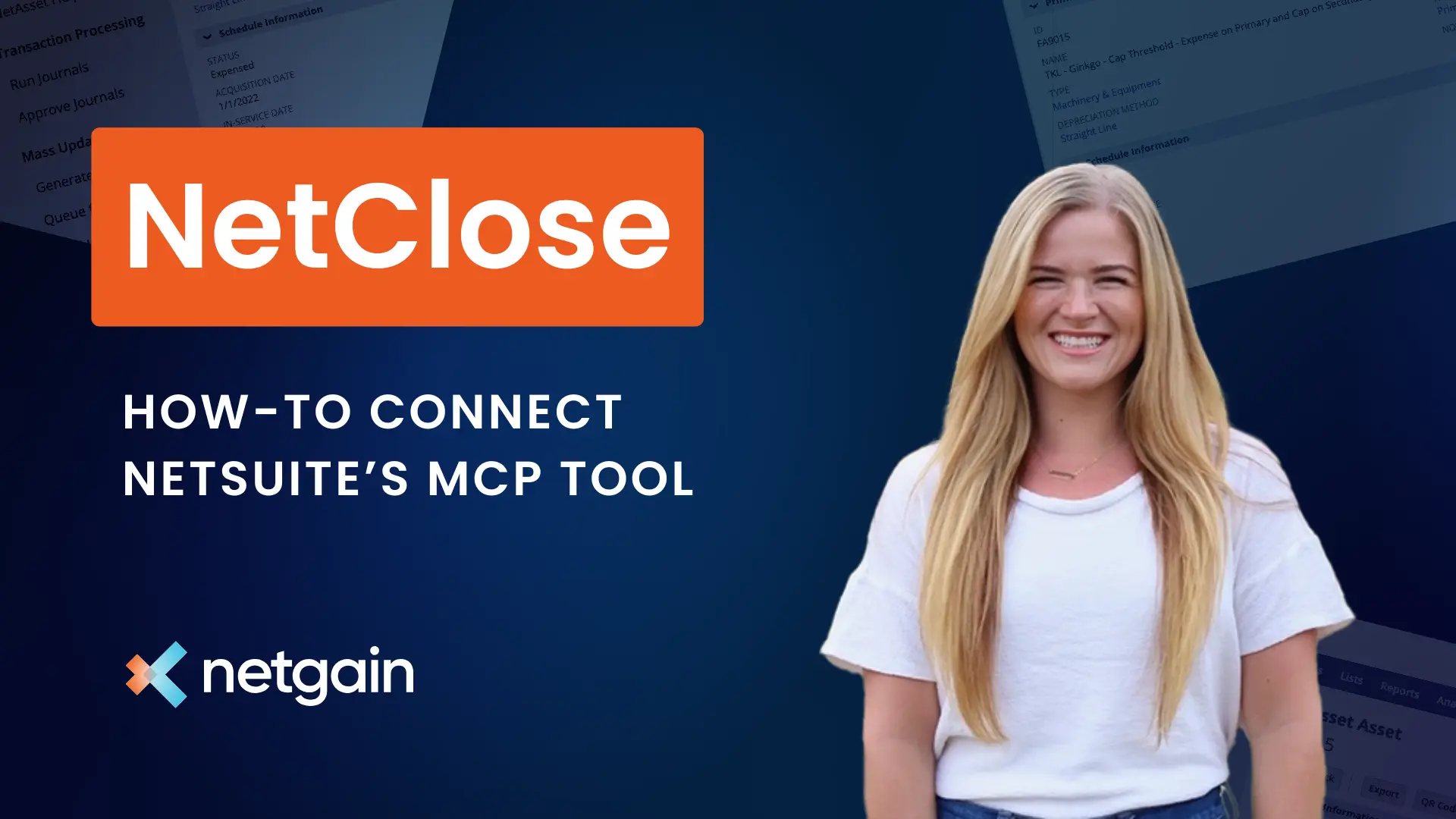 How to connect NetSuite's MCP Tool to NetClose