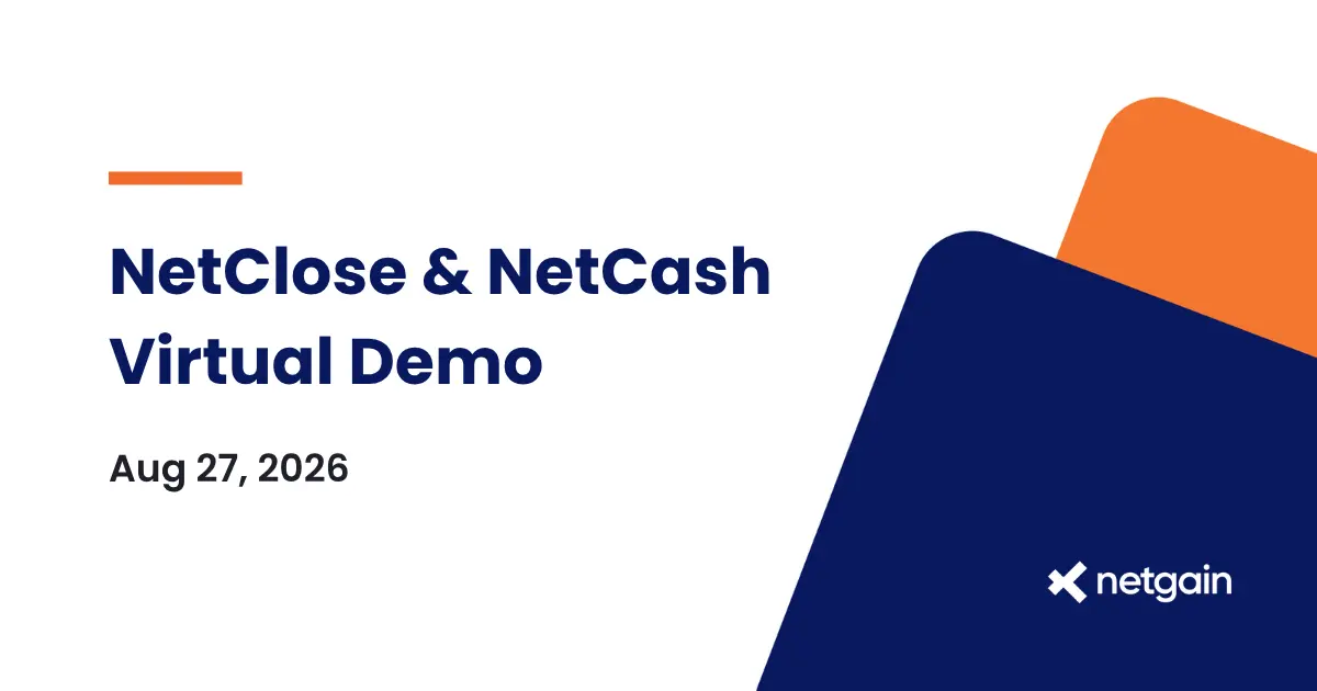 Live showcase of NetClose and NetCash