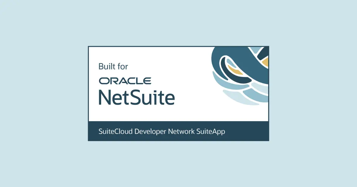 Built for Oracle NetSuite badge