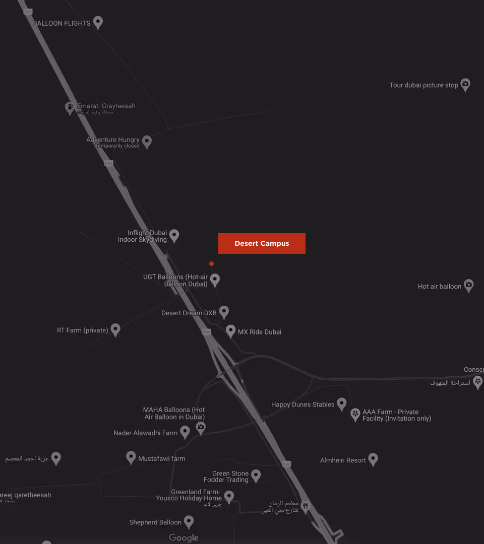 Desert campus map image