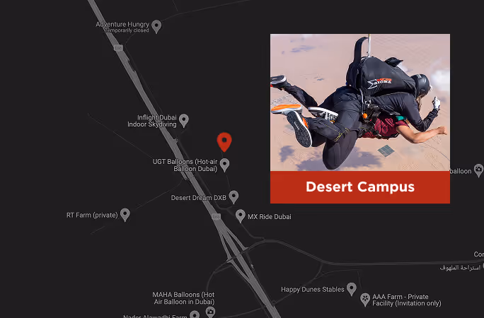 Desert campus map image