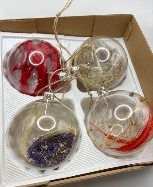 SuszBombki mix 1, 4szt, 10cm