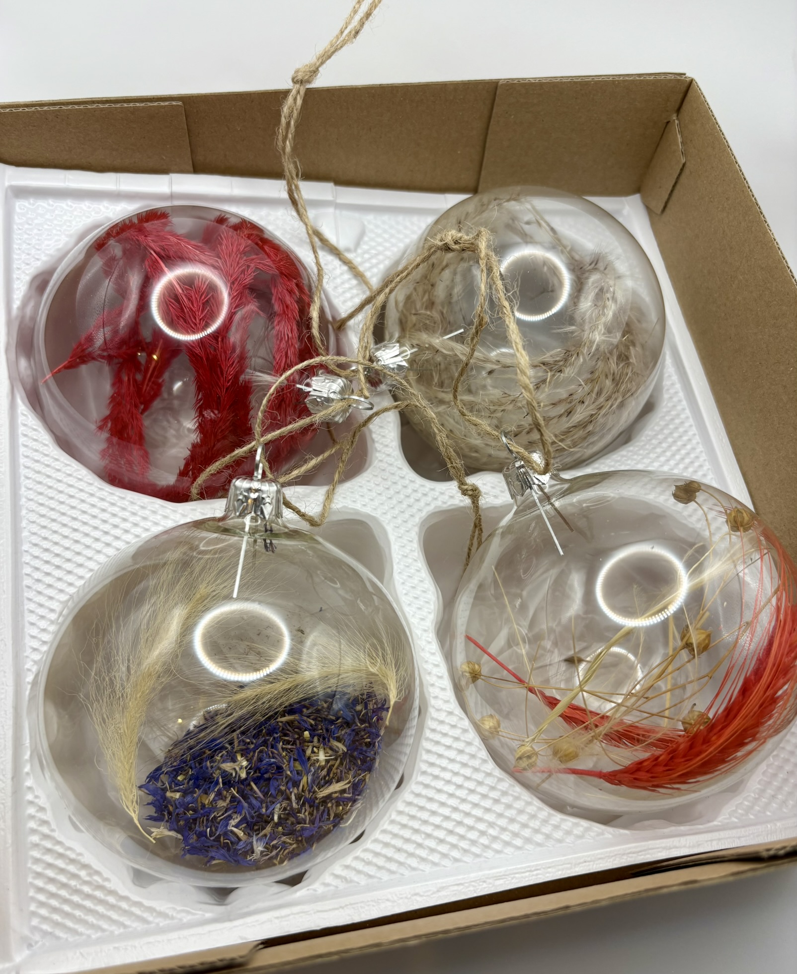 SuszBombki mix 1, 4szt, 10cm