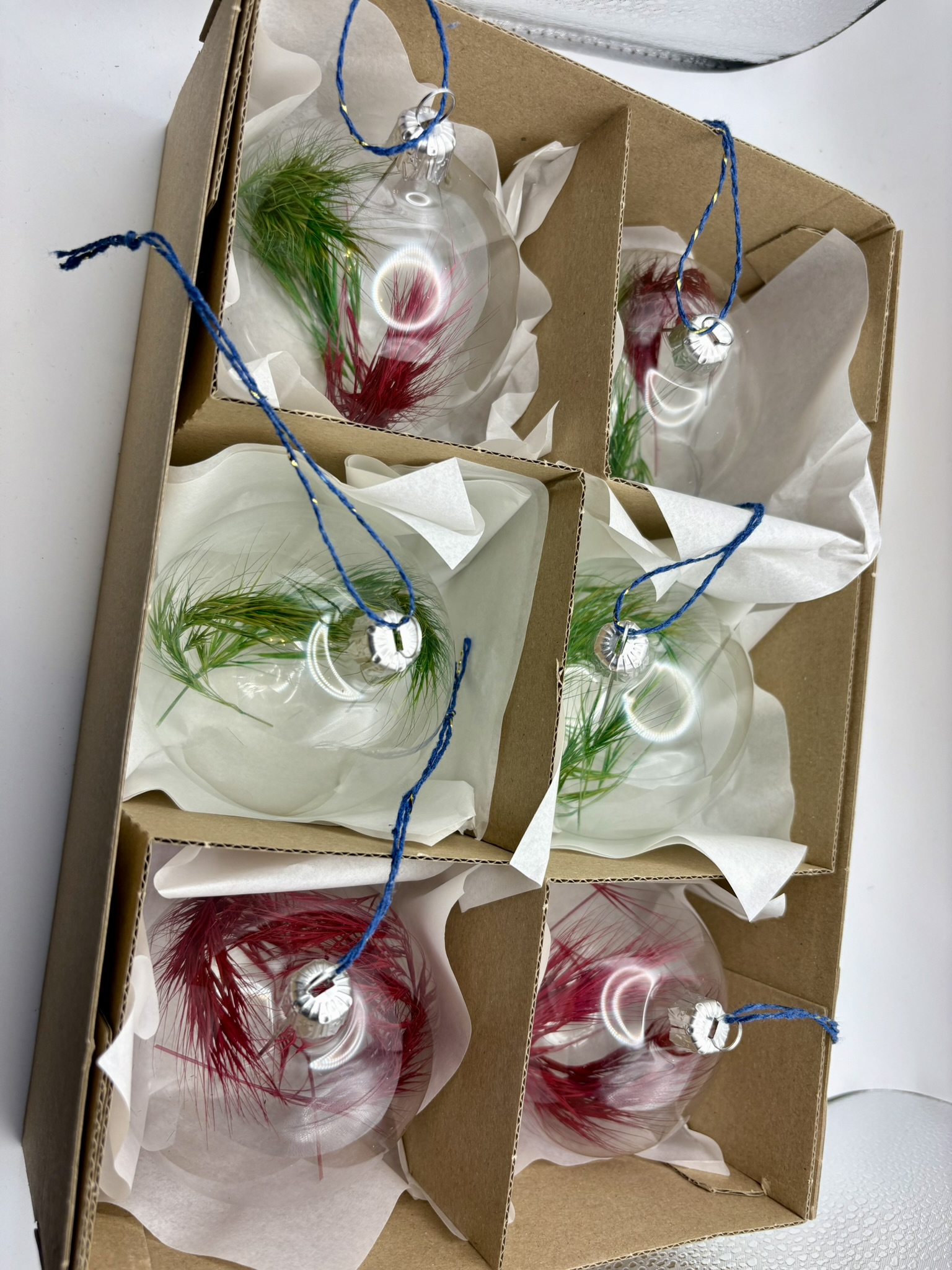 SuszBombki mix 6, 6szt, 8 cm