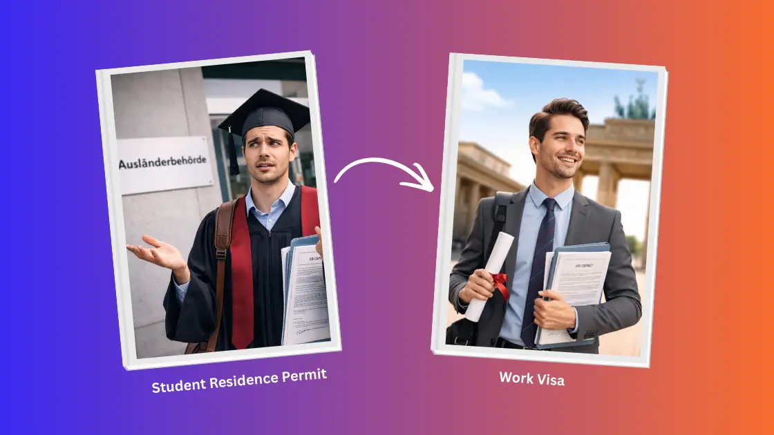 Student Residence Permit Expiring? How to Switch to a Work Visa (Work Residence Permit) with a Job Contract in 2026