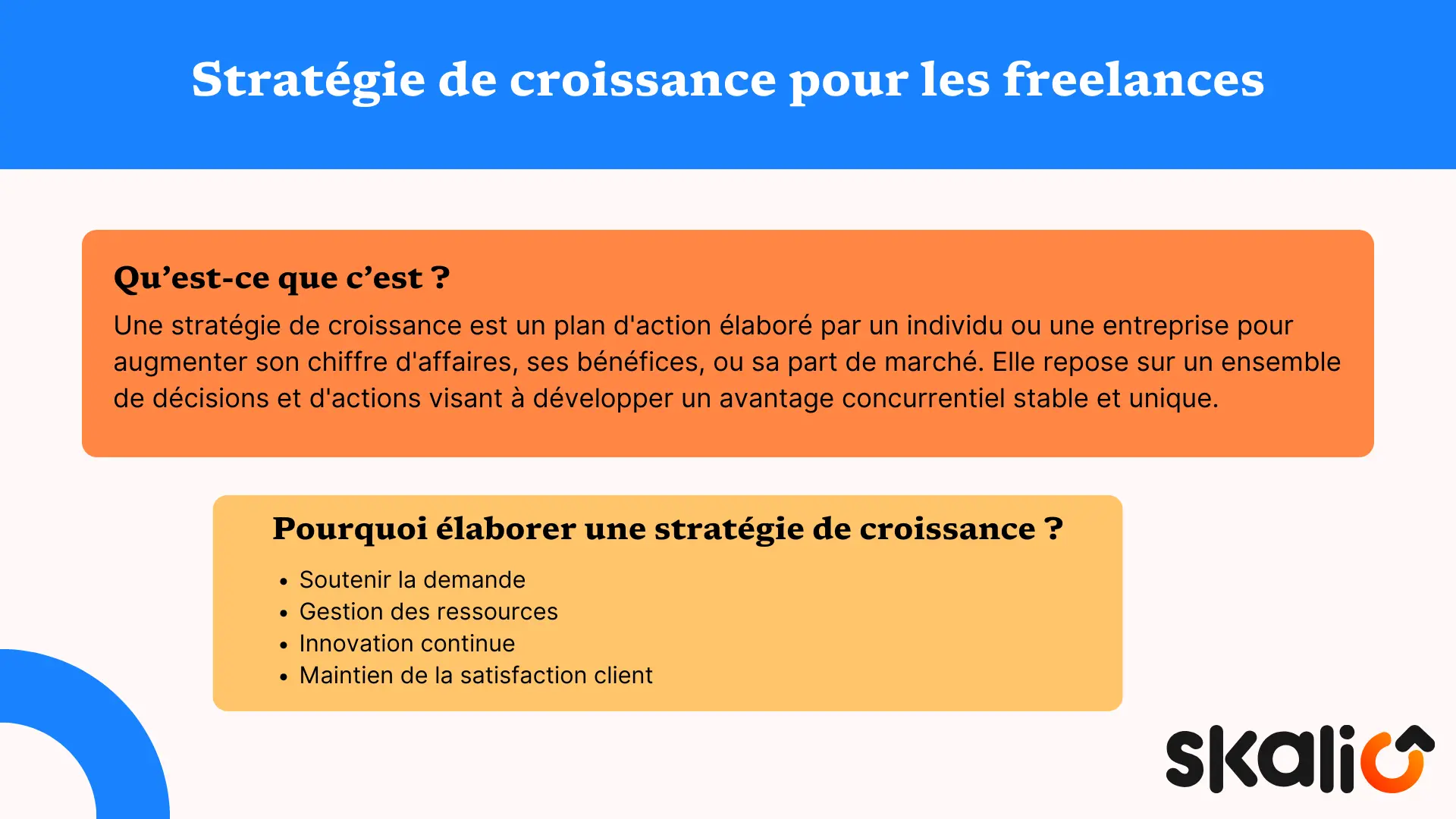 Définition stratégie de croissance